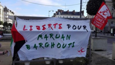 Manifestation pour la liberté de Marwan Barghouti