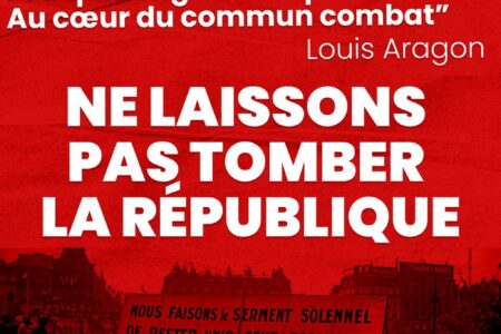 Ne laissons pas tomber la République !